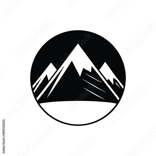 Mountain Icon Vector Illustration