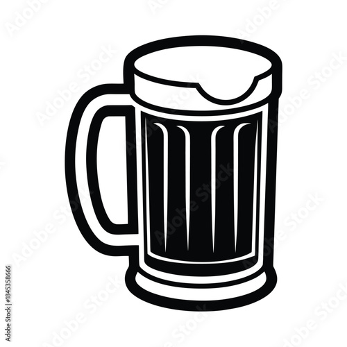 Beer Mug Vector Illustration