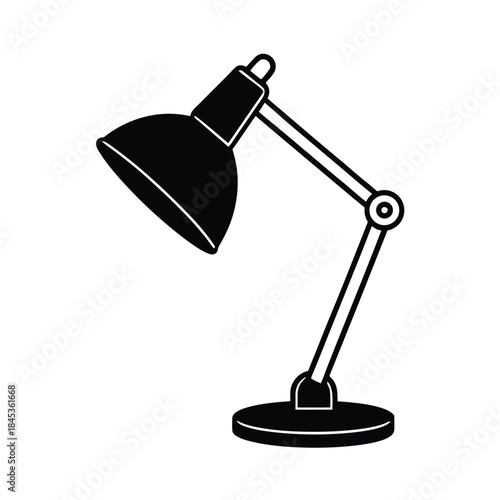 Desk Lamp Vector Illustration