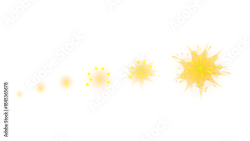 golden stars on white background