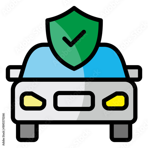 Car Insurance  Icon Element For Design