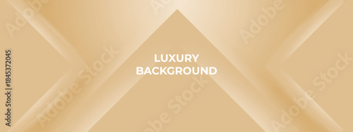 Luxury Cream and Beige Abstract Background with golden lines. Elegant wave shape for premium design, branding layout, and wedding event.