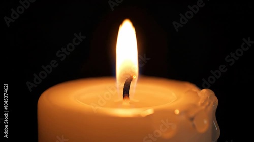 Candlelight Serenity - A Warm Glow in the Darkness of Night.