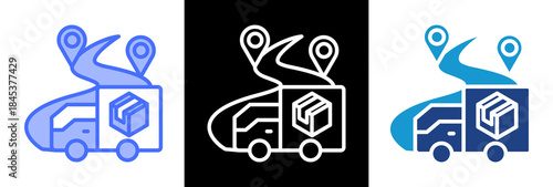 E-Commerce Shipping triplestyle icon
