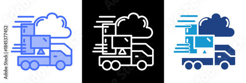 Electronics Shipping triplestyle icon