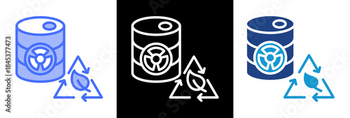 Hazardous Materials triplestyle icon