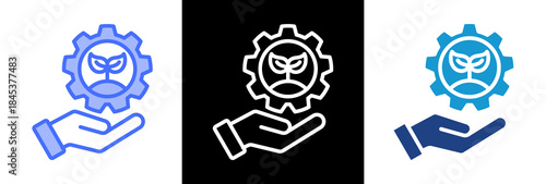 Sustainable Practices triplestyle icon