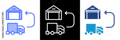 Reverse Logistics triplestyle icon