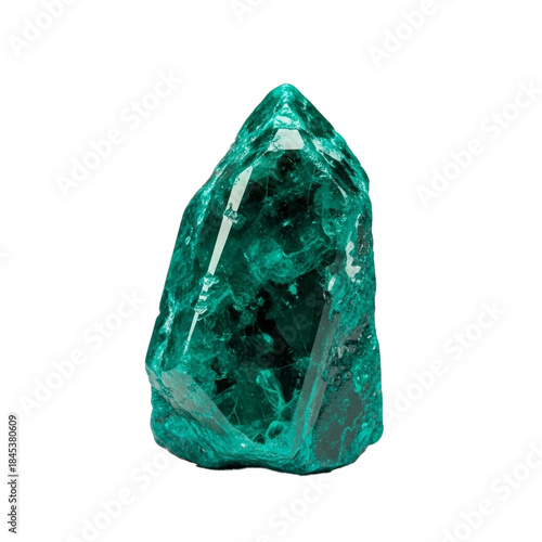 Vibrant Green Malachite Specimen Displaying Rich Color and Texture.