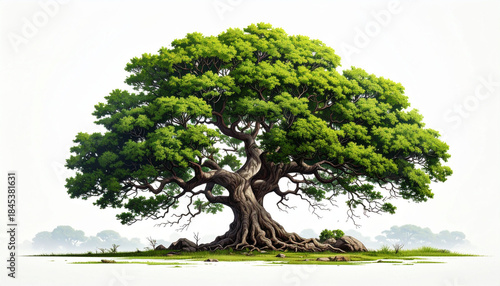 tree isolated on white background.