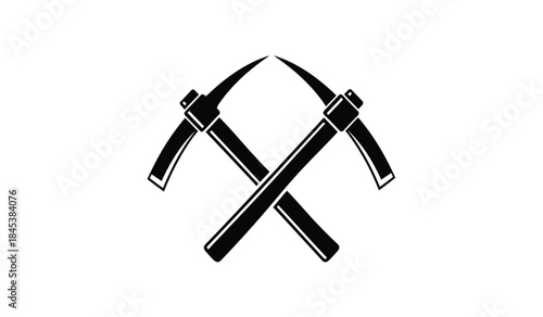 a striking graphic illustration depicts two crossed black kusarigama weapons showcasing their curved blades and chained handles symbolizing martial arts high quality professional