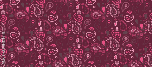 Pattern card a dress hand-drawn. Blossom henna on modern east. Decorative interior in boteh paisley.