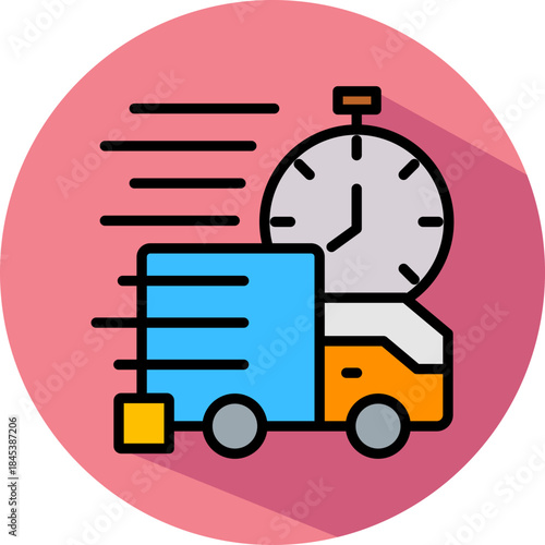 Express Courier isometric icon