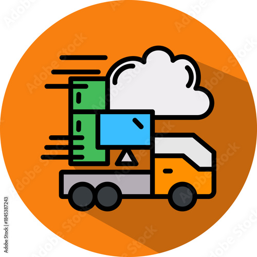 Electronics Shipping isometric icon