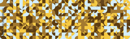 Graphic geometric vector with textured shapes and minimal design. Perfect for trendy poster covers, seamless backgrounds, or textile patterns.