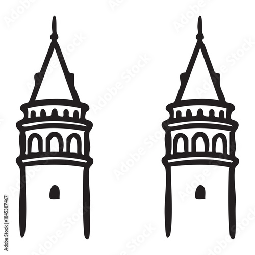 Historic Tower Landmark Architecture Showing Medieval Stone Structure Historical Monument Architectural Heritage