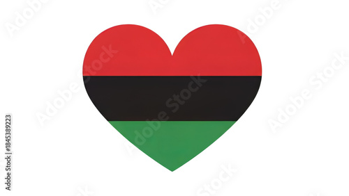 Pan african heart symbol love unity pride black history month celebration culture heritage solidarity awareness graphic design element Free Download Pan african heart symbol love unity pride black history month celebration culture heritage solidarity awareness graphic design element - GFXLoad