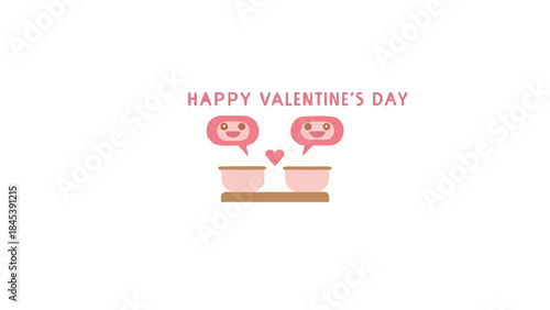 Happy valentines day couple cooking together in kitchen with love and happiness