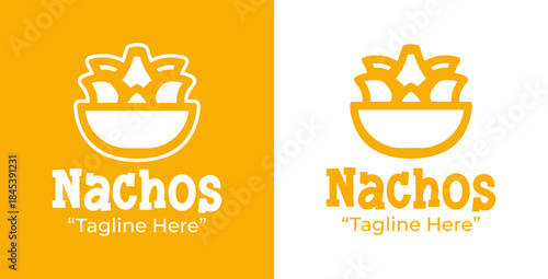 Nachos Logo Modern Fast Food Branding