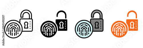 Icon Set Multiple Style Collection. Shield, Lock, Firewall, Safe, Badge, Guard, Fortress, Armor, Umbrella, Hand, Eye, Fingerprint, Lockbox, Vault, Safety Vest, Security Camera, Barrier, Medical Shield