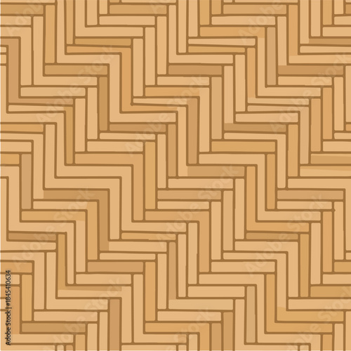 Herringbone Patterned Wood Flooring Design for Interior Decor.