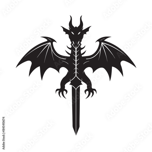 Inkwood Cursed Dragon Dark Emblem