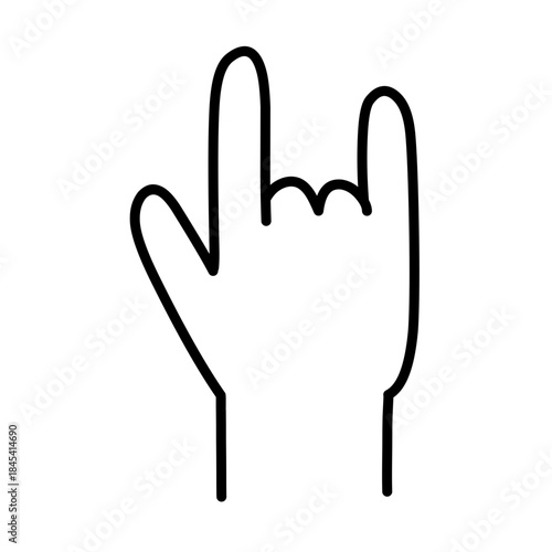 Hand gesture icon vector