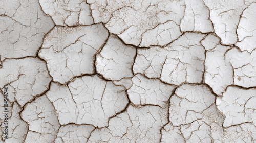 Cracked earth texture and desolate pattern, the earth reflects dryness and the fragility of our planet