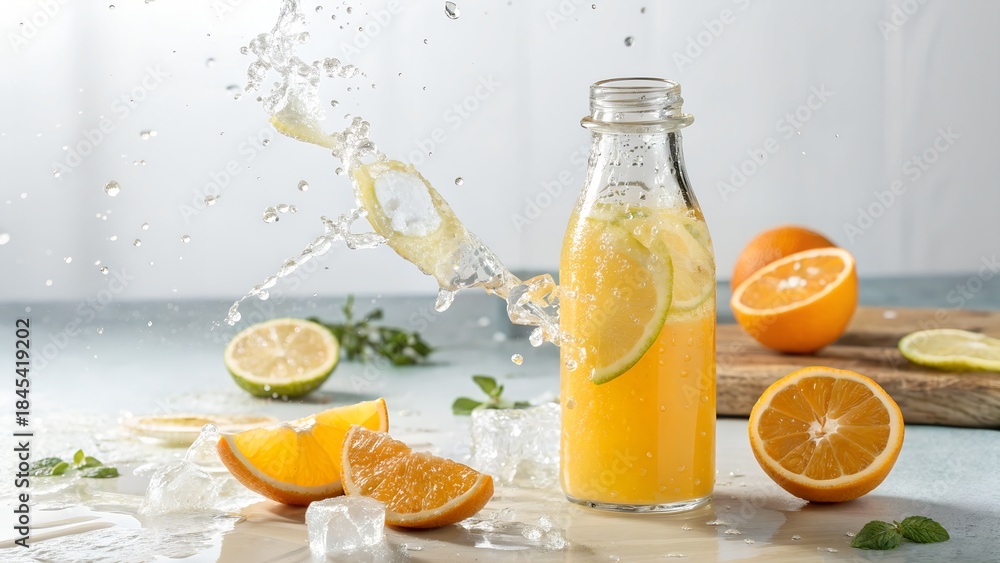 Fototapeta premium fresh orange juice
