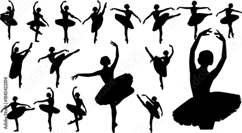Ballerina silhouette, Ballerina silhouettes, Ballerina, Ballerina vector
