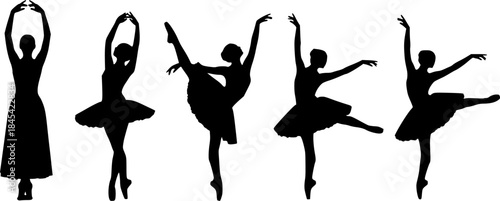 Ballerina silhouette, Ballerina silhouettes, Ballerina, Ballerina vector
