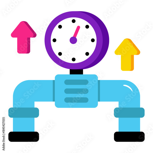 An icon design of manometer 