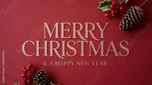 Classic & Cozy Christmas Card