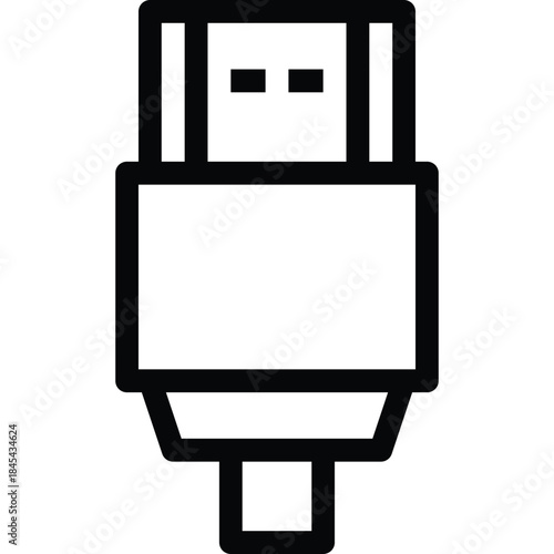 HDMI Video Cable Connector Icon