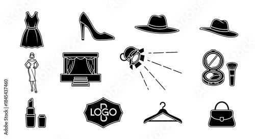 Fashion accessories and clothing items.