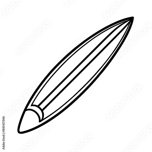 vector clip art surfboard for web and graphic design