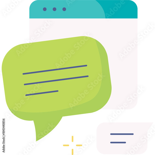 Website Chat Illustration