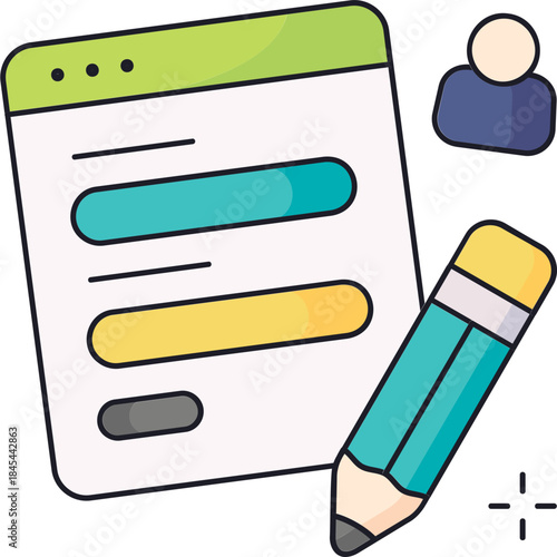 Contact Form Sticker