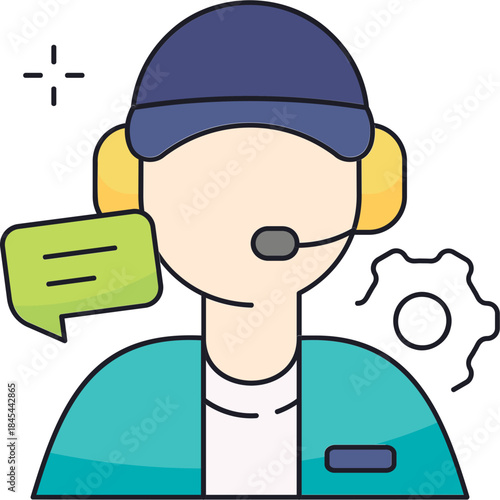 Customer Service Sticker