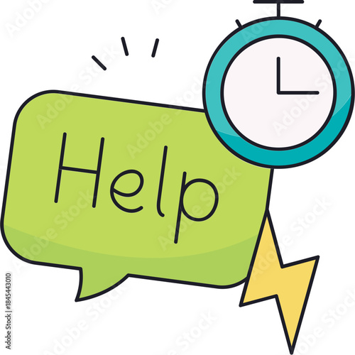 Quick Help Sticker