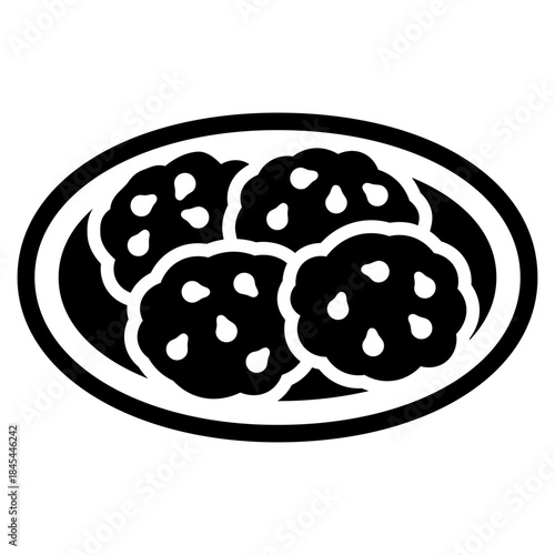 Plate of Cookies Icon