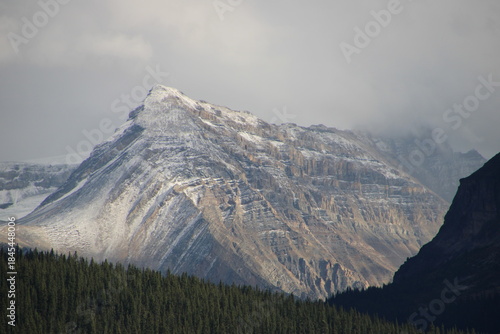 snow covered mountain, Banff National Park, Alberta