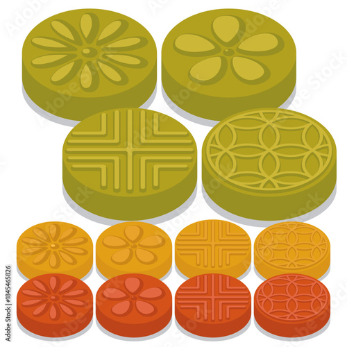 Dasik traditional Korean snack food.