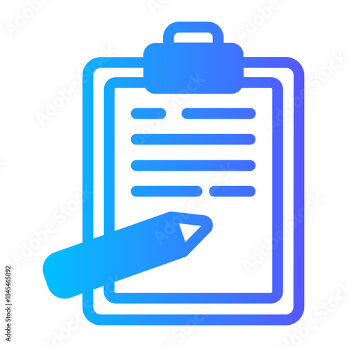clipboard glyph icon