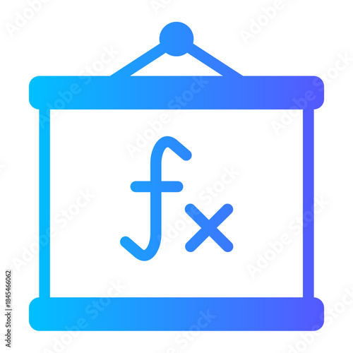 maths glyph icon