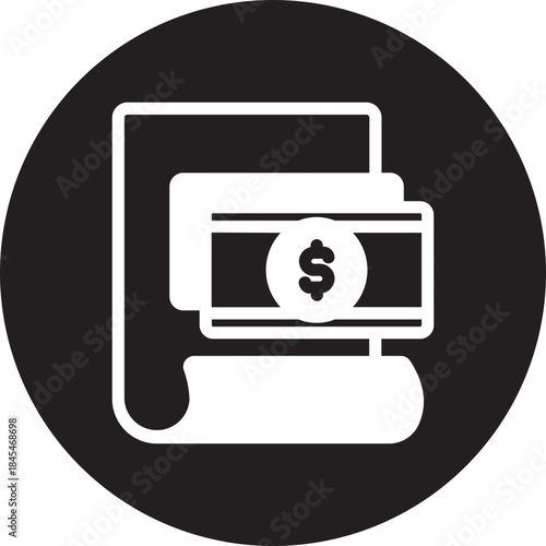 money glyph icon