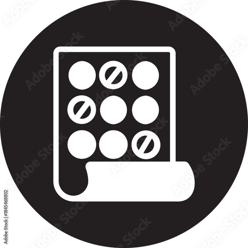 test glyph icon
