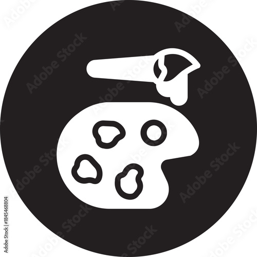 art and design glyph icon