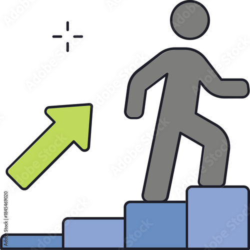 Career Growth Sticker