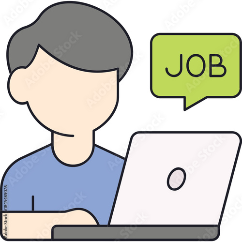 Job Application Sticker